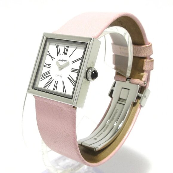 Auth CHANEL Mademoiselle - Pink Women's Wrist Watch - Picture 1 of 12